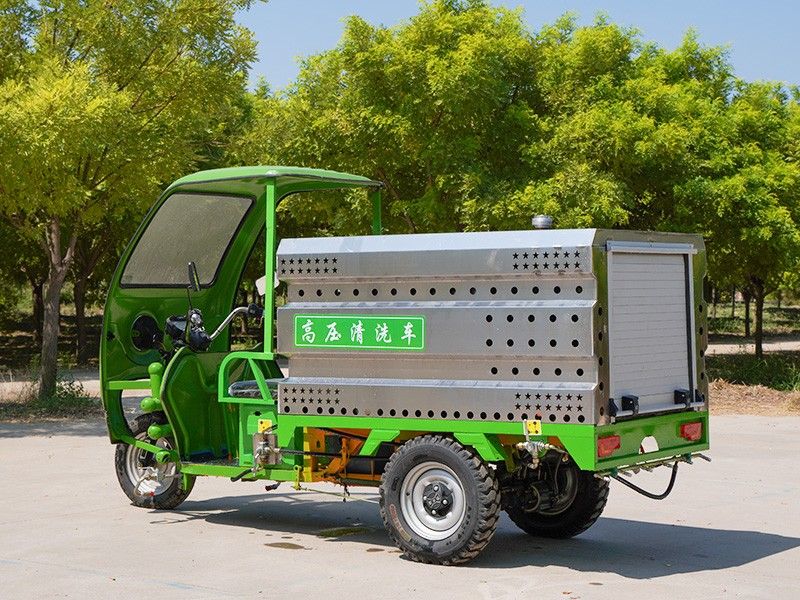 不銹鋼電動三輪高壓清洗車(800L)